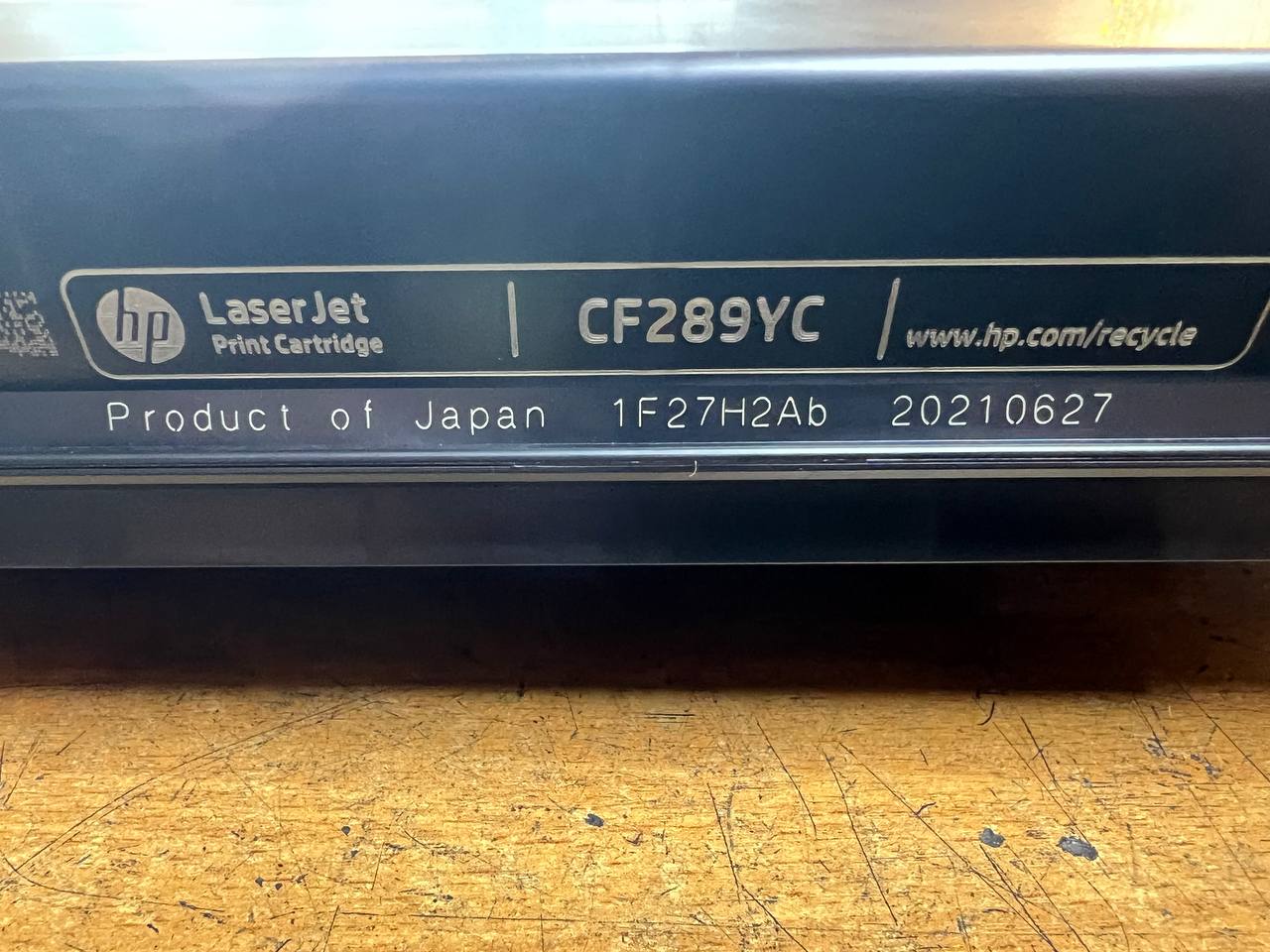 Картридж оригинал однопроход с чипом HP CF289YC — миниатюра 2