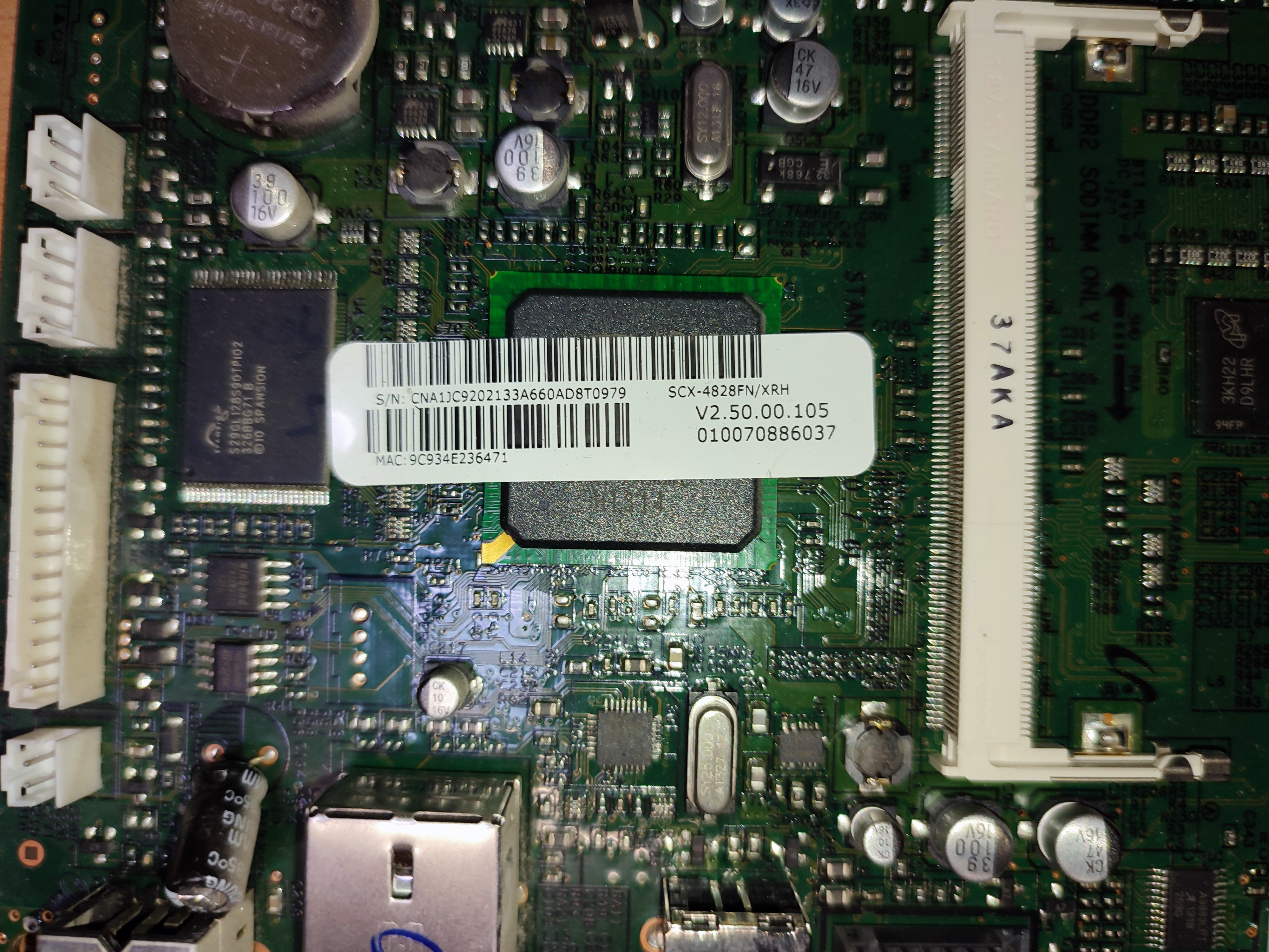 Плата форматтера JC92-02133A для Xerox WorkCentre 3220/ Samsung SCX-4828FN — миниатюра 2