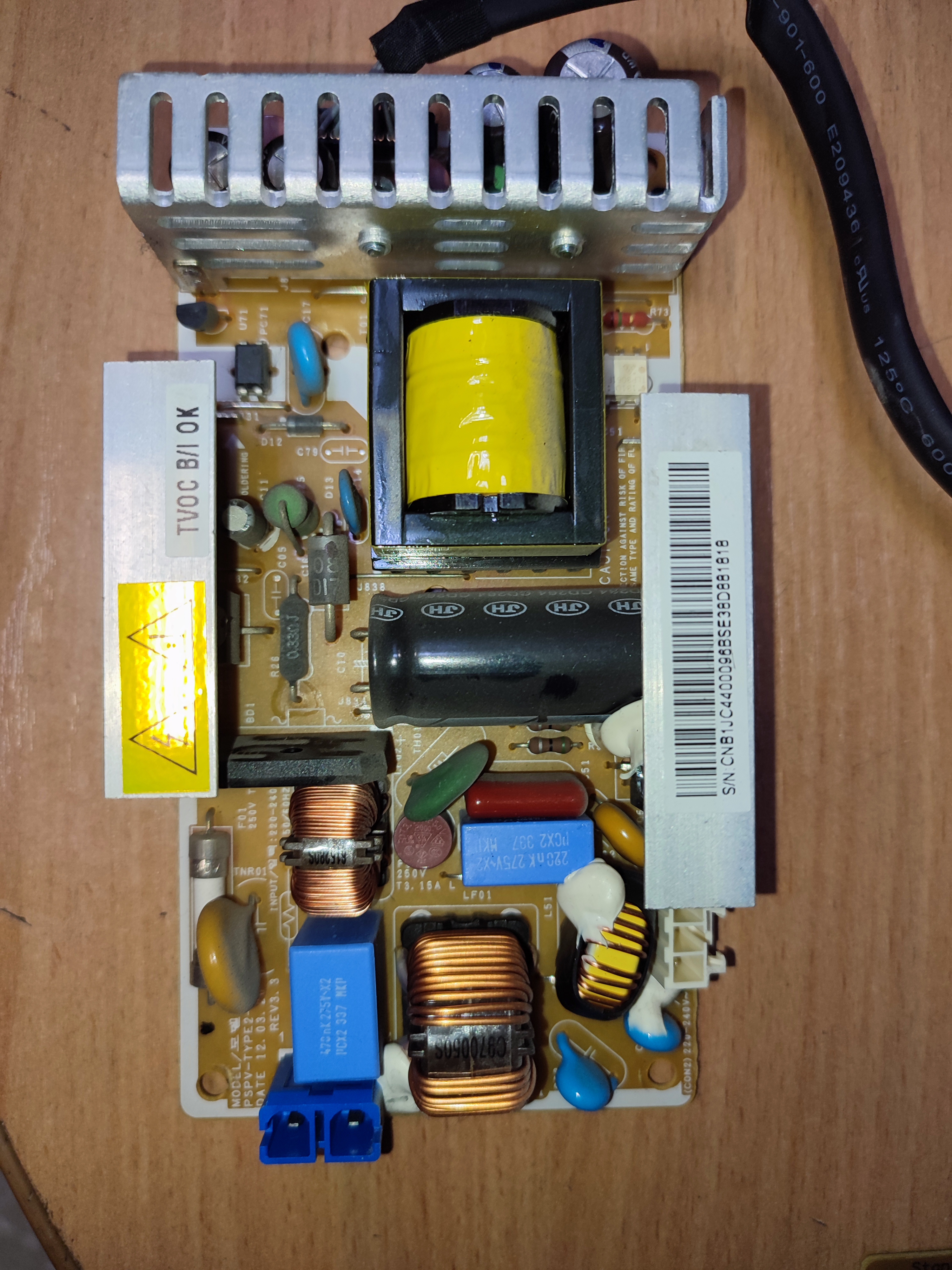 Плата низковольтного питания JC44-00096B (PSPV-TYPE2-V2C) для Samsung SCX-4828FN и Work Centre 3220