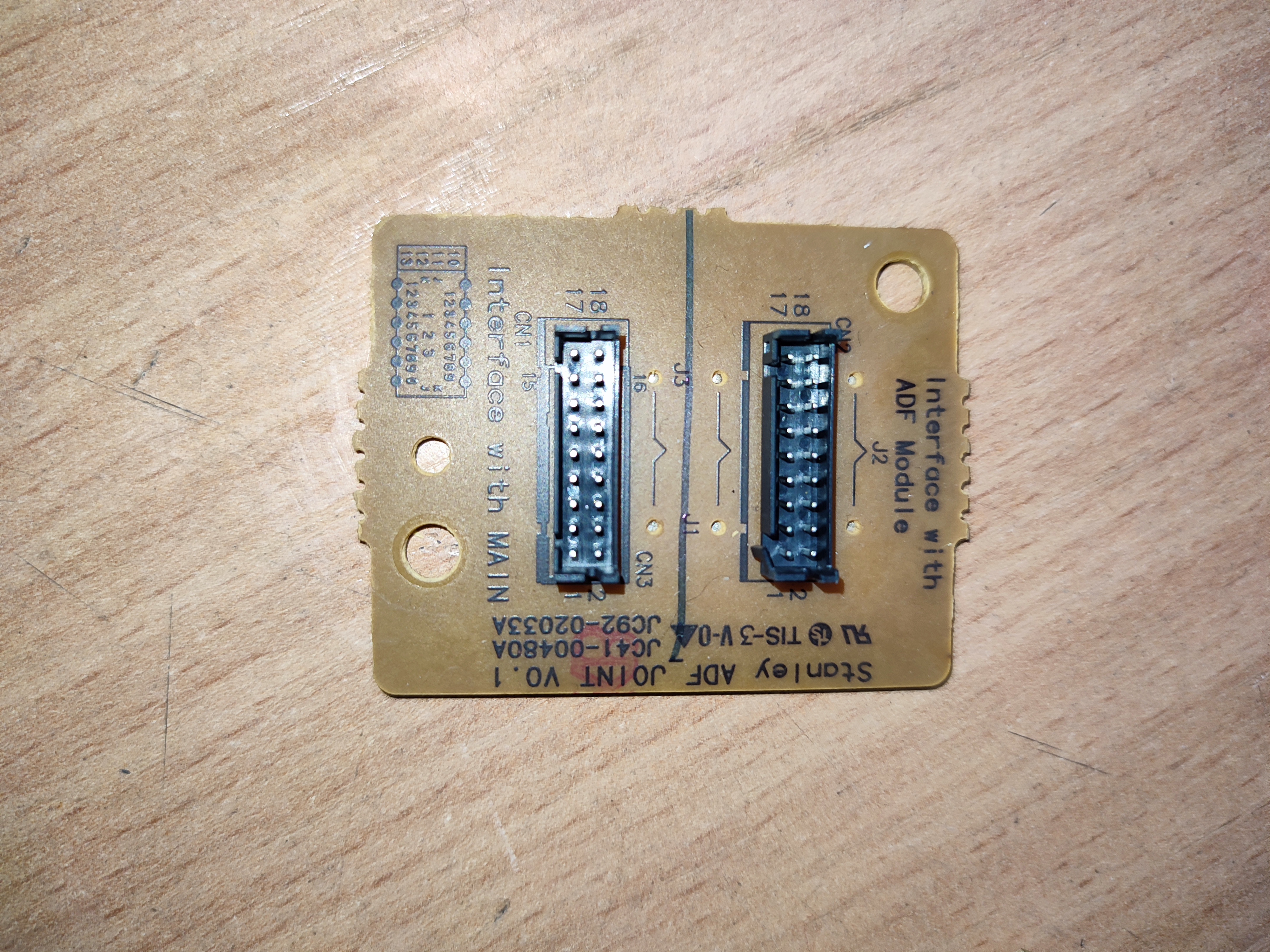 Плата интерфейса ADF JC41-00480A / JC92-02033A для Xerox WorkCentre 3220 / Samsung SCX-4824