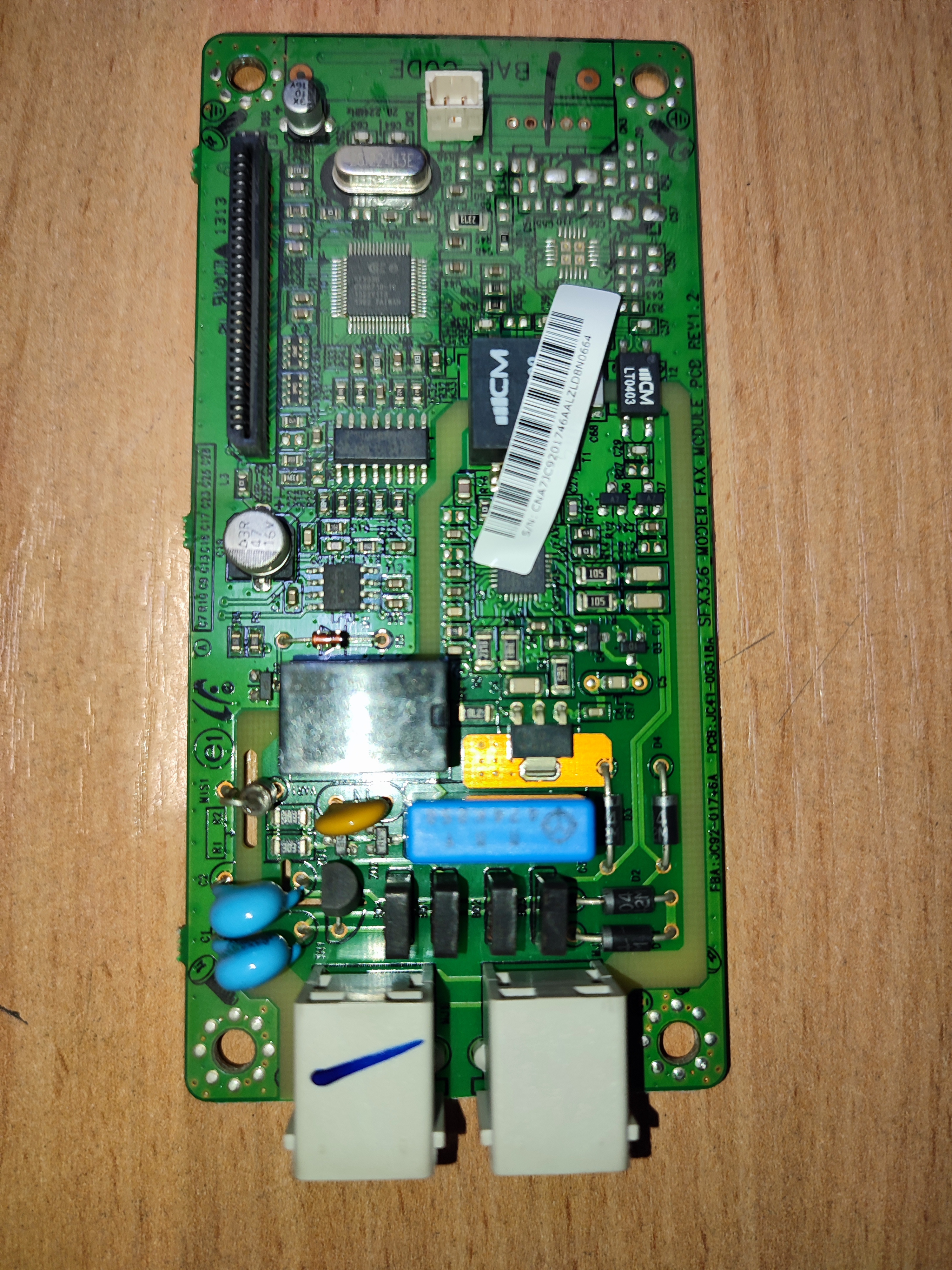 Плата для факса JC92-01746A для Xerox WorkCentre 3220 / Samsung SCX-4828FN