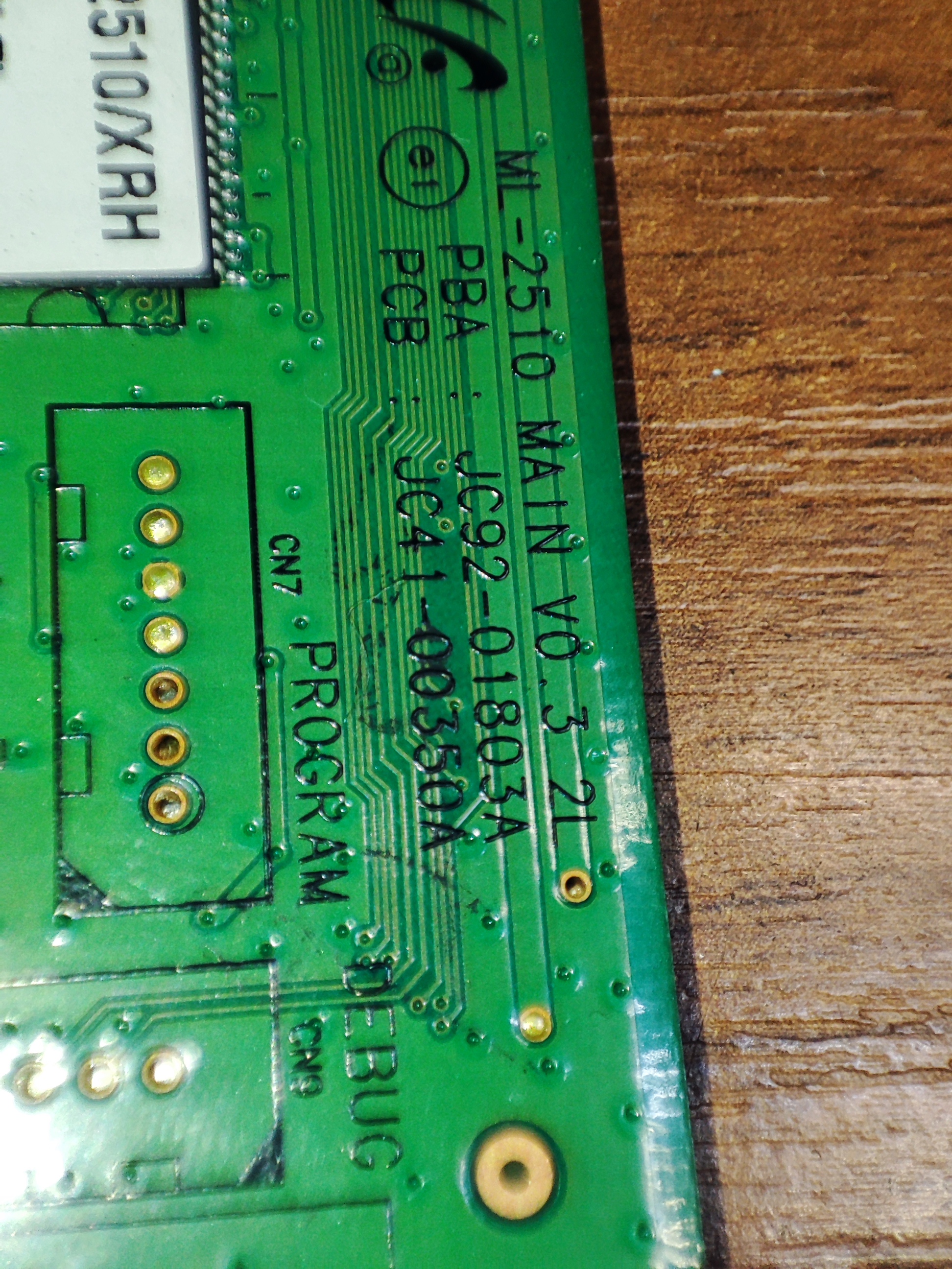 Плата форматтера JC92-01803A / JC41-00350A для принтера Xerox Phaser 3124 / Samsung ML-2150 — миниатюра 3