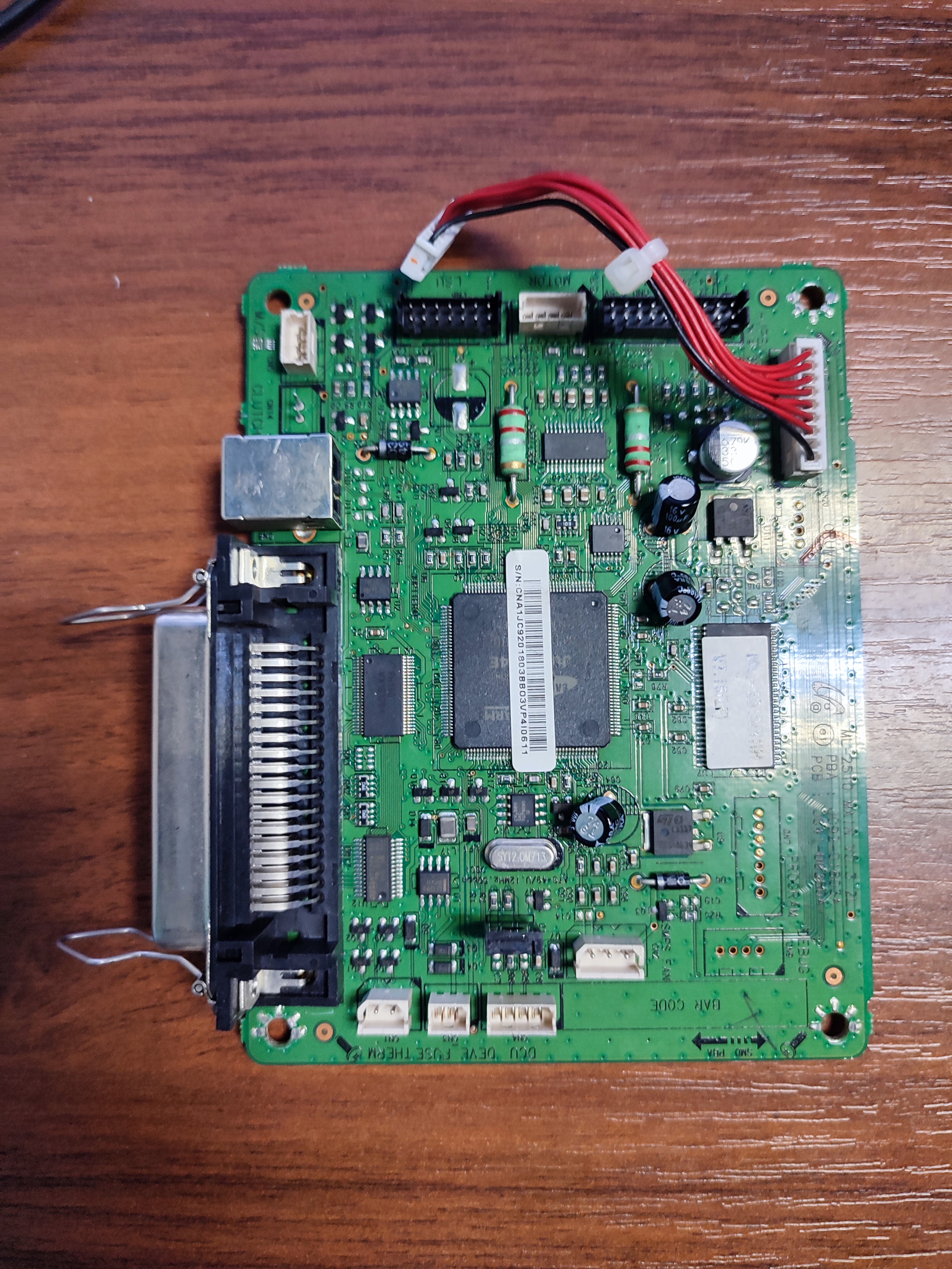 Плата форматтера JC92-01803A / JC41-00350A для принтера Xerox Phaser 3124 / Samsung ML-2150