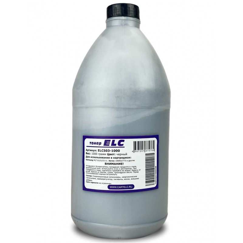 Тонер ELC503-1000 для MLT-D101/D111/106R02773 1кг бут. ELC (HG503)