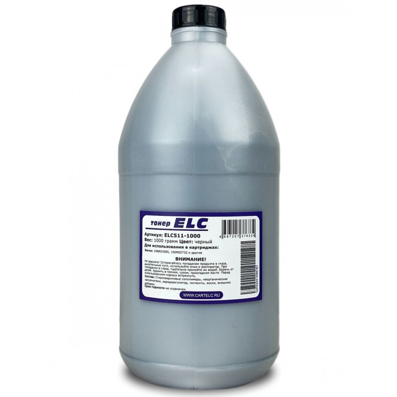 Тонер ELC511-1000 для 106R03585, 106R02732 1кг бут. ELC (HG511)