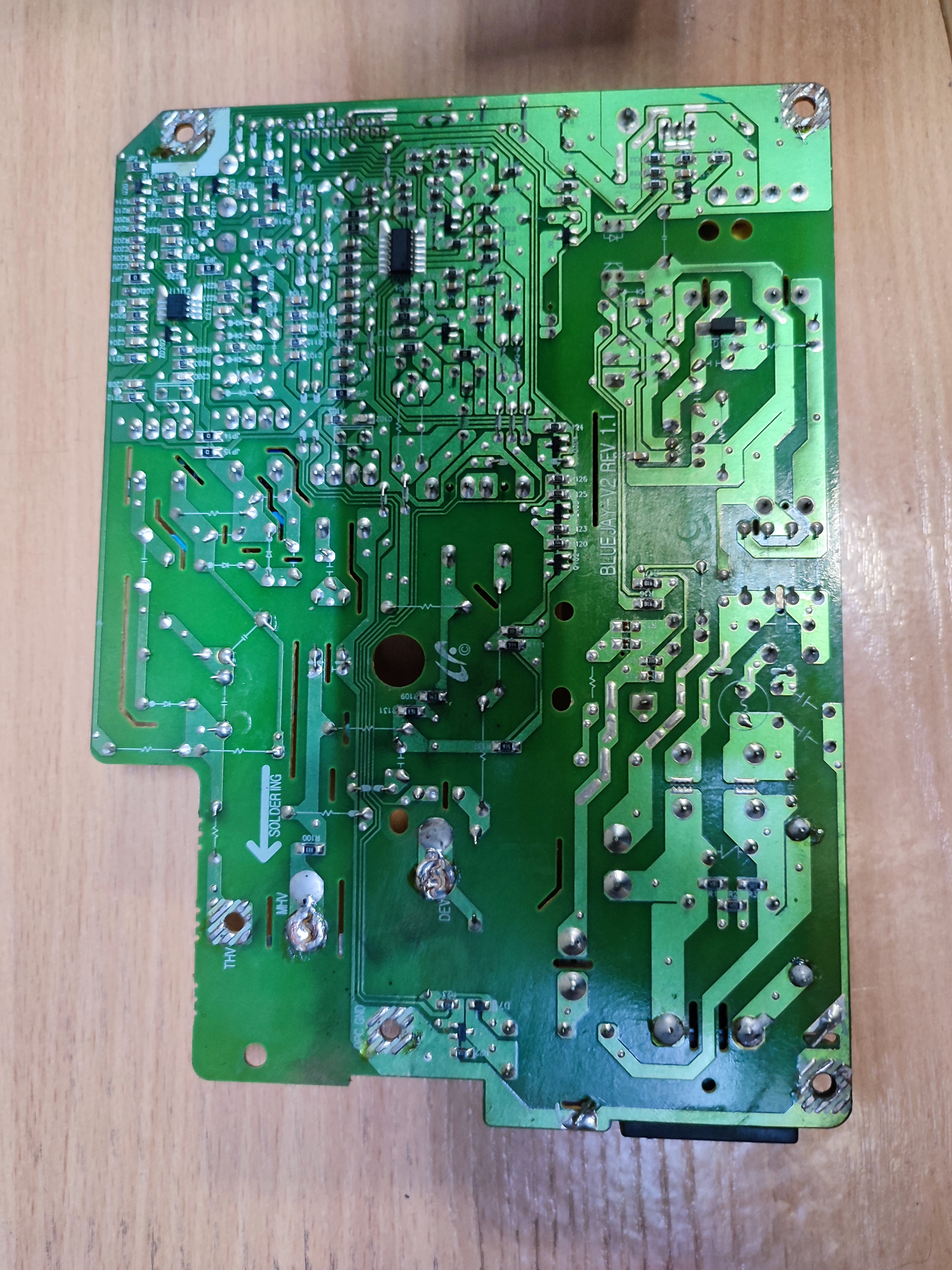 Блок питания (Высоковольтная плата питания)  JC98-02555A/ JC44-00209A для Samsung ML-2160/ SCX-3405/3400 — миниатюра 2