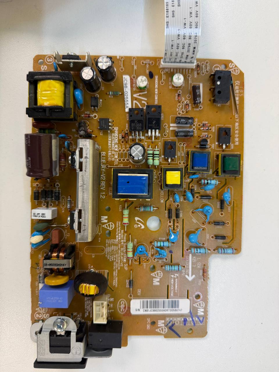Плата питания высокого  Samsung МL-2160/2165/3400/3405/3405F/3405FW