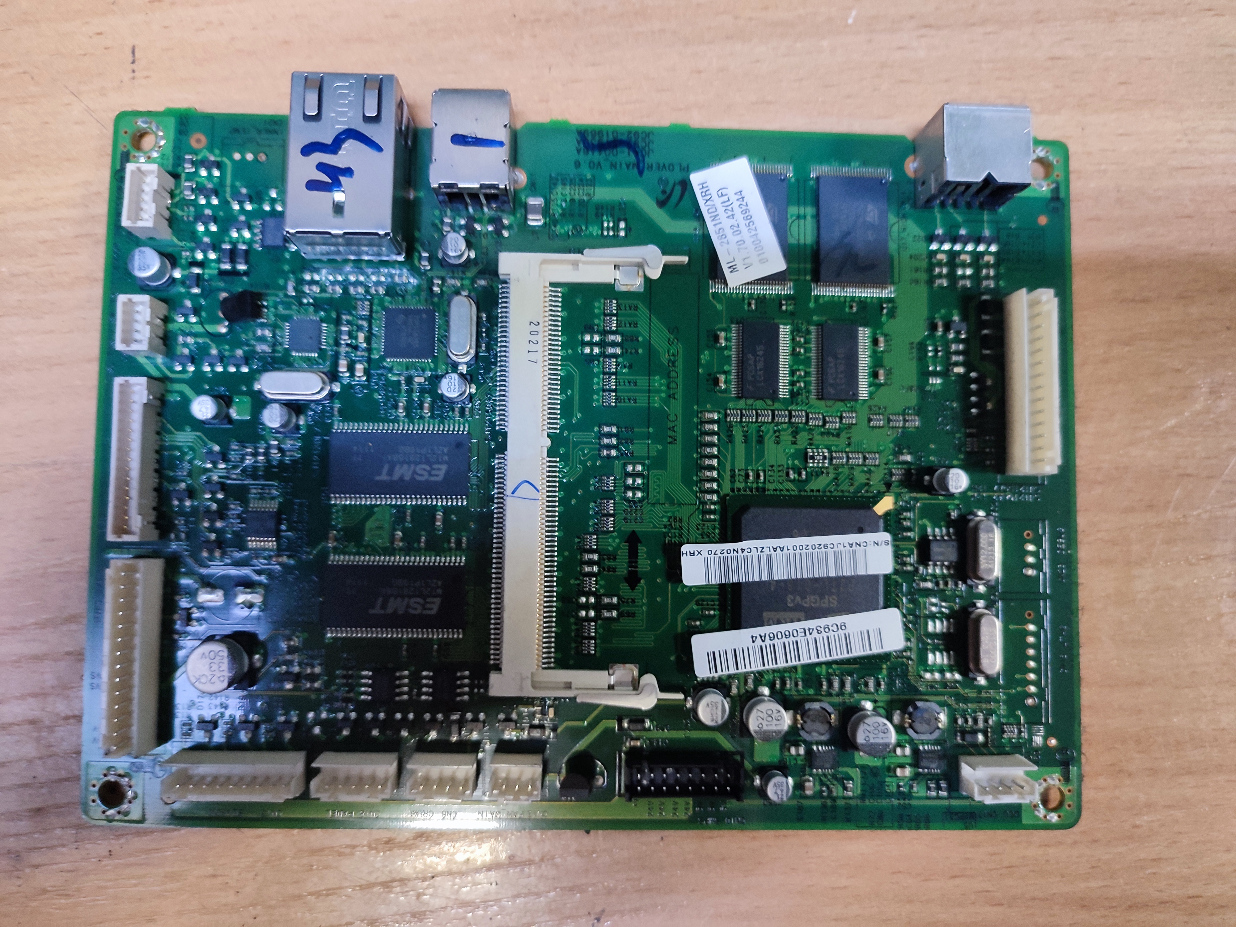 Плата управления (форматтера) JC92-01936A | JC92-01969A | 140N63323 для МФУ Samsung ML-2851ND/ Xerox Phaser 3250ND