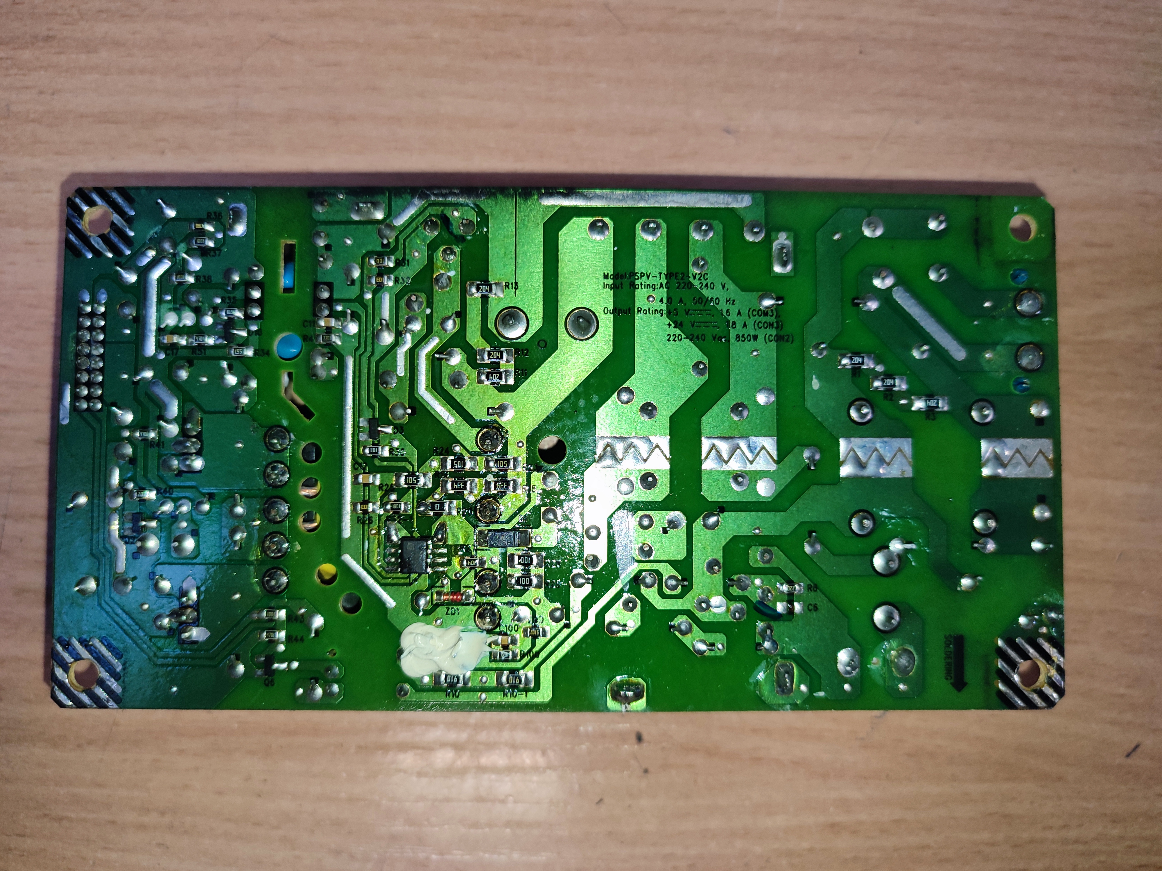 Плата низковольтного питания jc44-00096b/105N02163/105N02140/PSPV-TYPE2-V2C для МФУ Xerox Phaser 3250/ WC 3210/ WC 3220 — миниатюра 3