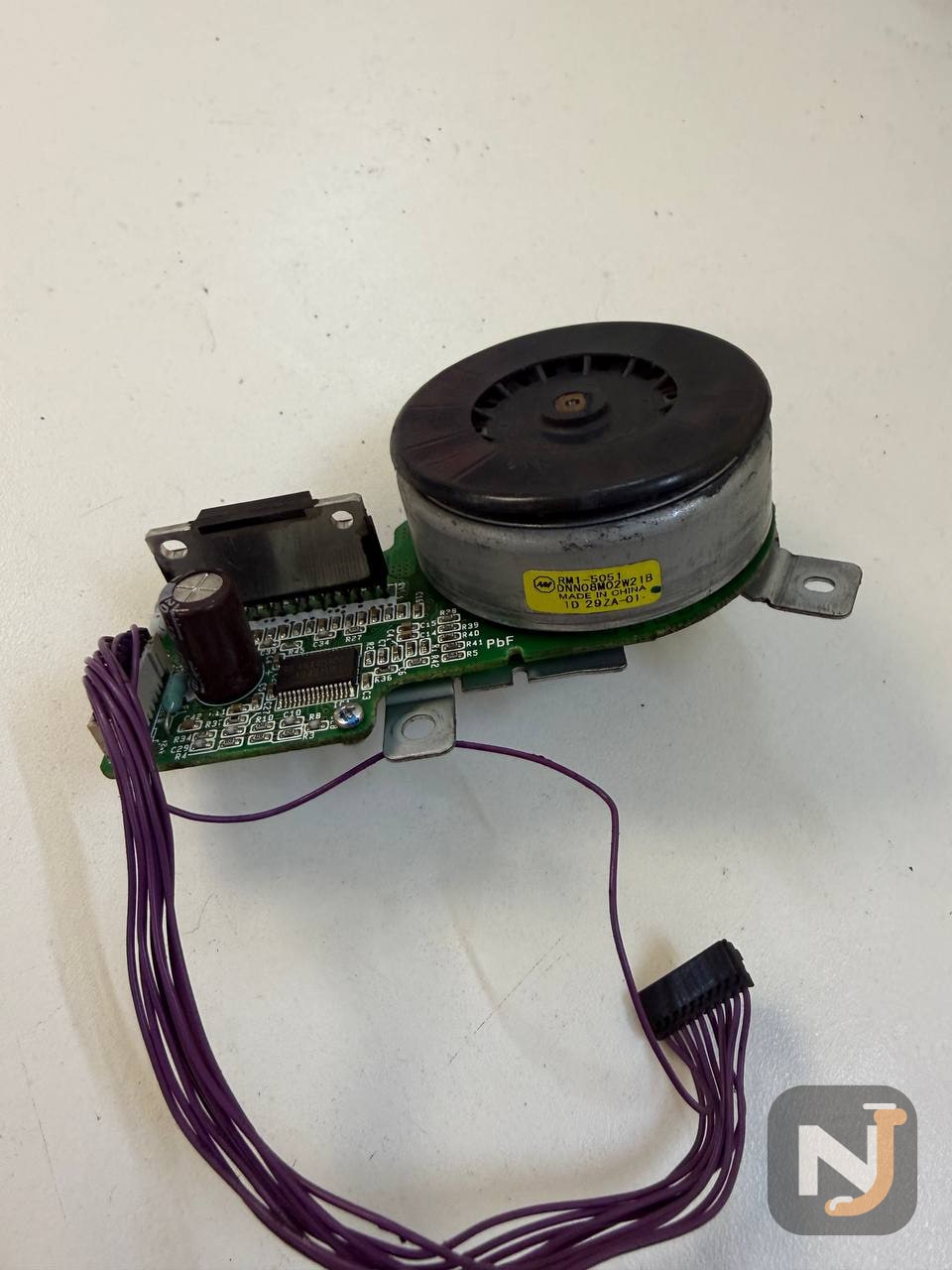 Мотор печки HP LJ P4014, P4015, P4515, M4555, M601, M602, M603 — миниатюра 2
