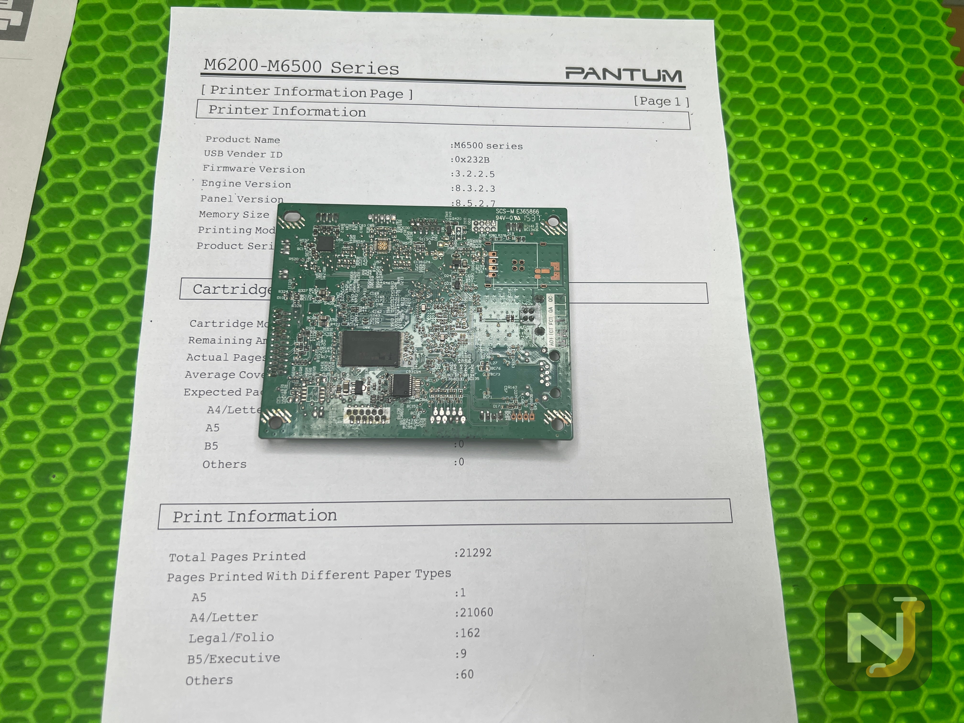 Плата форматера pantum m6500 301022136001 — миниатюра 5