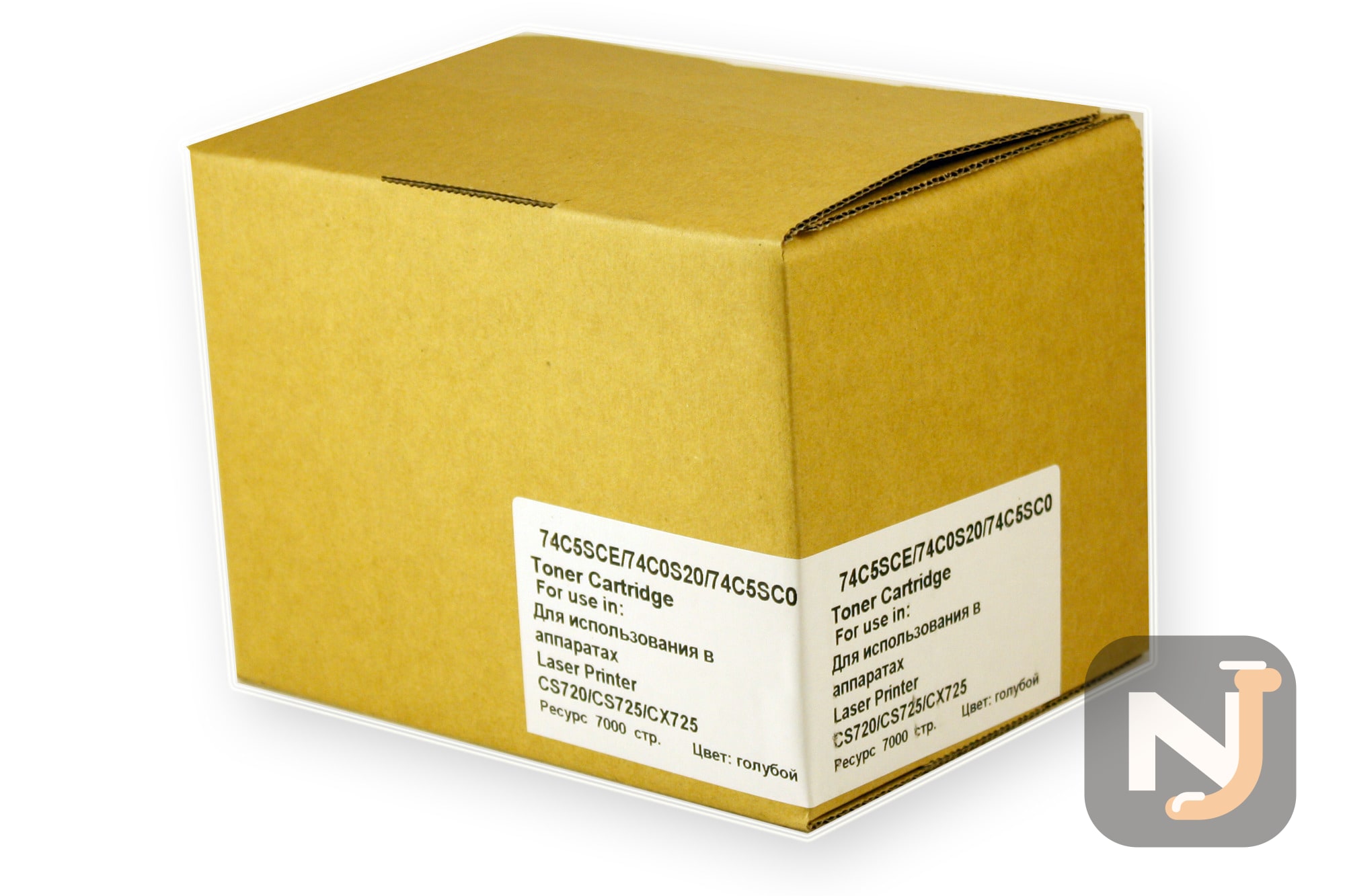 Картридж 74C5HCE/74C0S20/74C5SC0 для Lexmark CS720/CS725/CX725  ELC голубой (7000 стр.), Красноярск