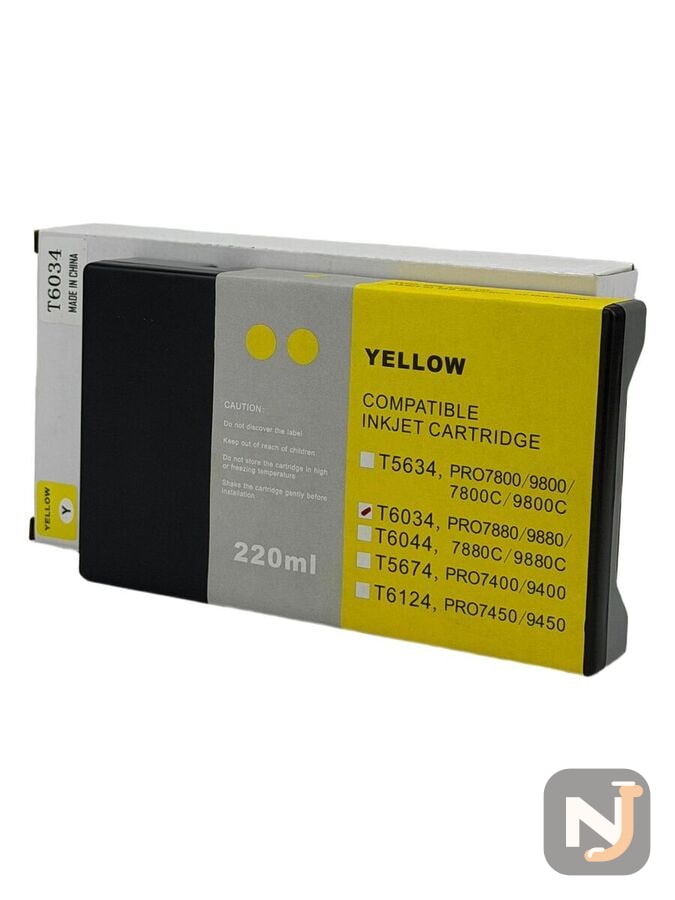 Картридж C13T603400 для Epson St Pro 7880/9880 ELC Желтый ( 220мл.), Красноярск