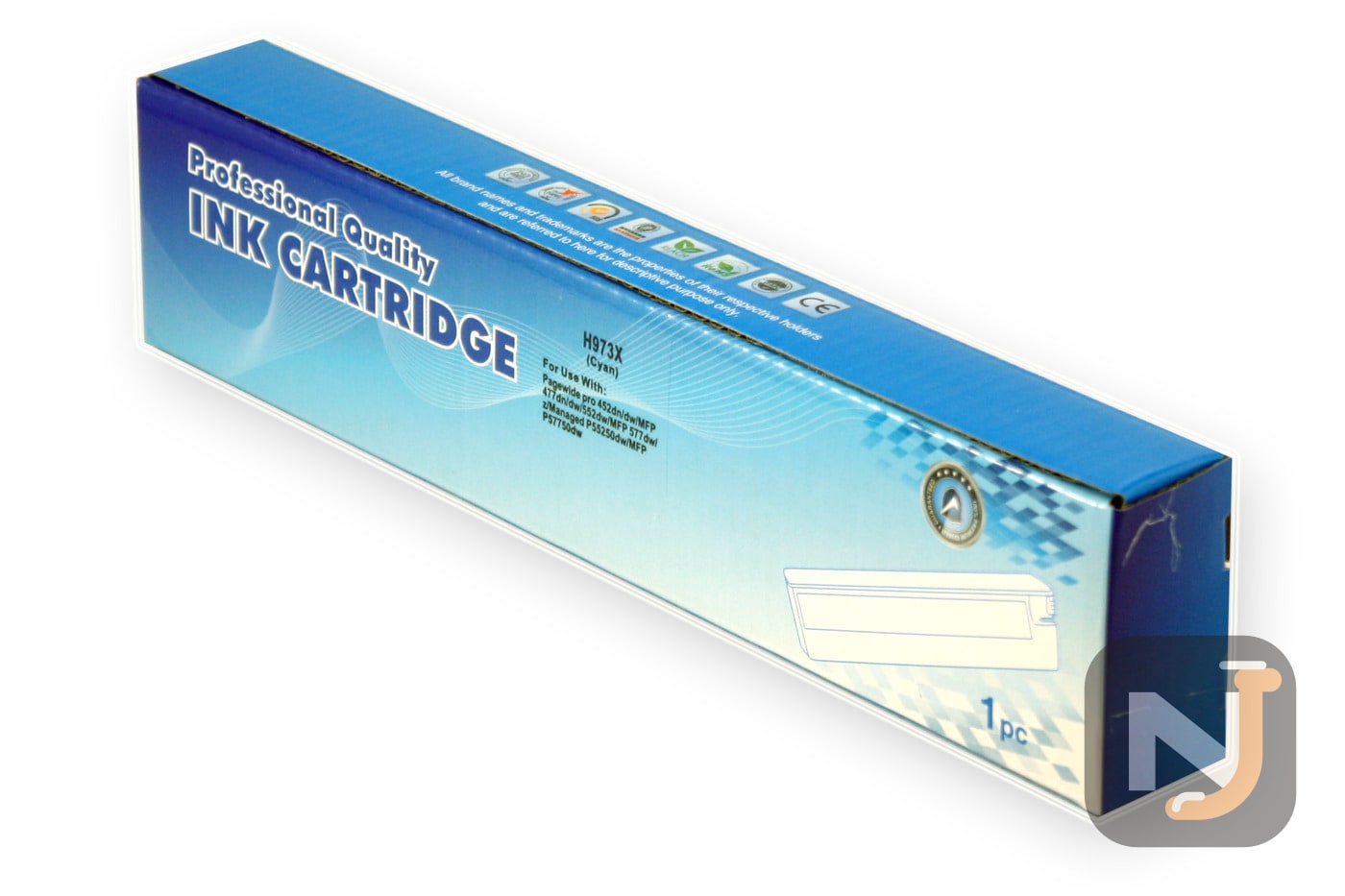 Картридж F6T81AE 973X C для HP PageWide Pro 452dw/Pro 477dw голубой ELC (115 мл.), Красноярск