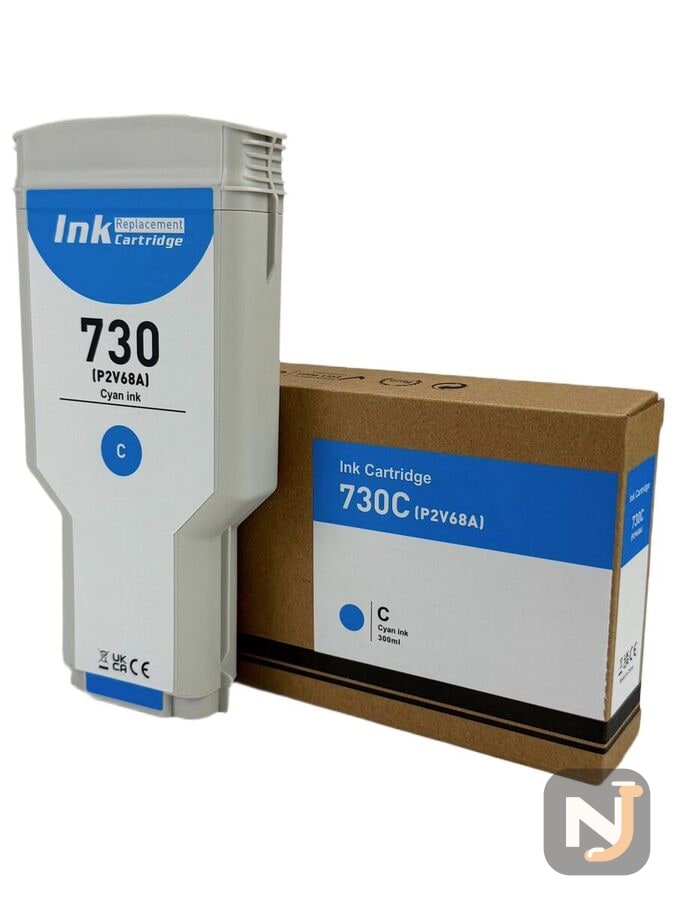 Картридж P2V68A 730 С для HP DesignJet T1700 Голубой ELC (300 мл.), Красноярск