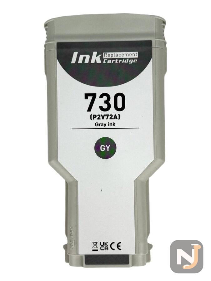 Картридж P2V72A 730 GY для HP DesignJet T1700 Серый ELC (300 мл.), Красноярск