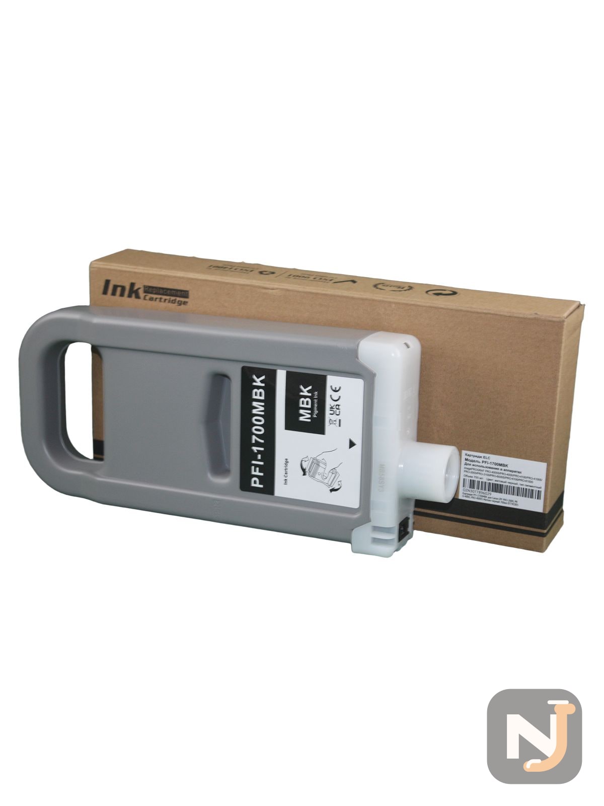 Картридж PFI-1700MBK для Canon iPF PRO-2000, PRO-4000, PRO-4000S Матово-черный 700мл 0774C001 ELC, Красноярск