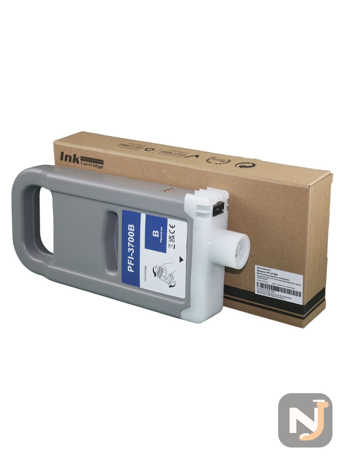 Картридж PFI-3700B для Canon iPF РRO-2600/4600/6600, GP-2600S синий 700мл 6450C001 ELC, Красноярск