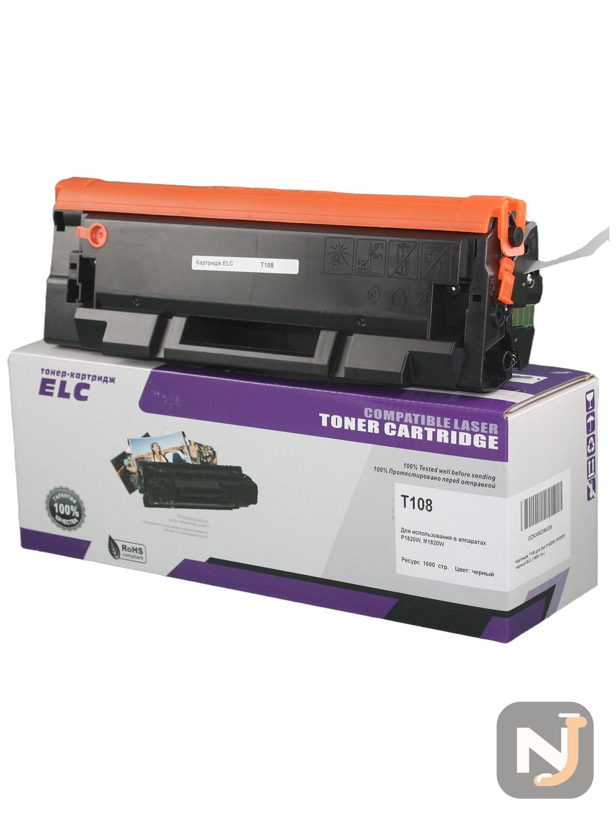 Картридж T108 для Deli P1820W, M1820W черный ELC (1600 стр.), Красноярск